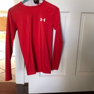 Boys red under Armour L/S
